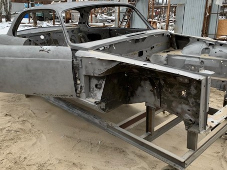 Пескоструйная обработка автомобиля Ягуар
